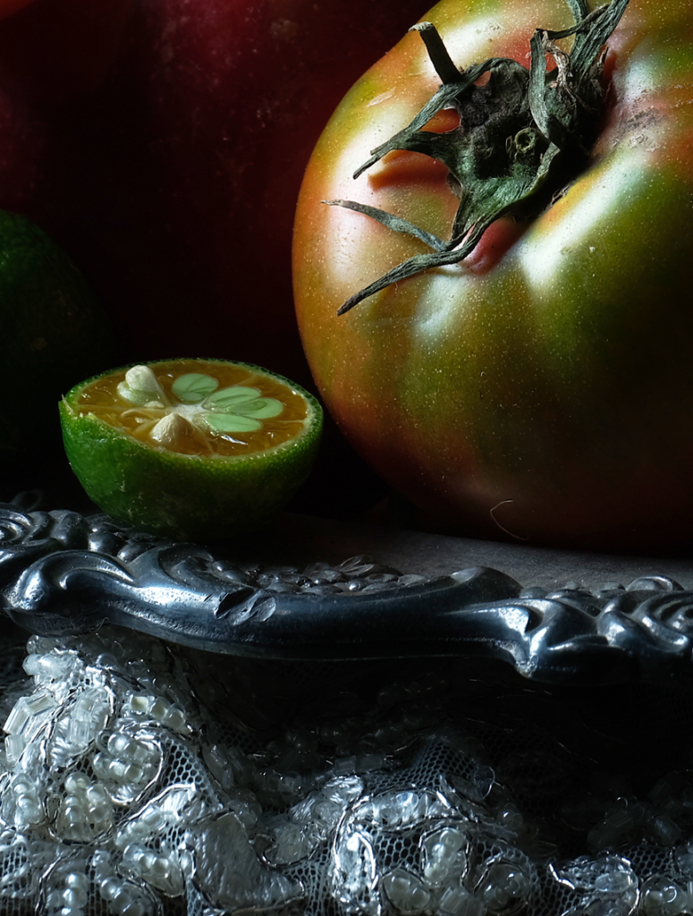 When Art Meets the Dining Table - Still Life Food Photography with Oil Painting Style image